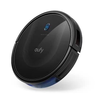 eufy Aspiradora Robot 11S MAX, Superdelgada, Fuerte Succión, Silenciosa, Aspiradora Robótica de Carga Automática, Limpia Pisos Duros y Alfombras de Pelo Mediano, Negro