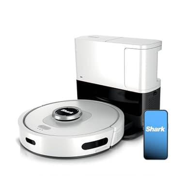 Shark Matrix Clean | Robot aspirador con potente succión para pelo de mascotas, alfombras y suelos duros, base autovaciante, capacidad de 60 días, control de voz, navegación LiDAR | Gris frío | AV2511AE​