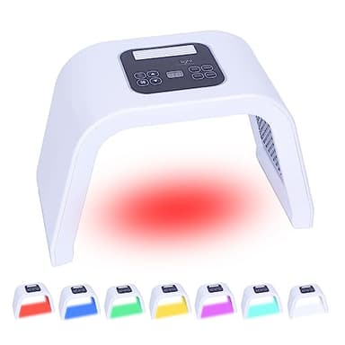 Caweiya Equipo de la terapia de la luz de la máscara LED de la máscara facial del color LED para el cuidado de piel en el equipo casero del