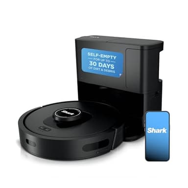 Robot aspirador ultra AI Shark AV2501S, con Matrix Clean, mapeo doméstico, base autovaciada sin bolsa HEPA de 30 días de capacidad, perfecta para pelo de mascotas, Wifi, gris oscuro
