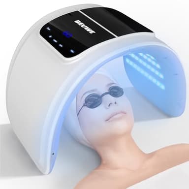 Terapia de luz roja para la cara, mascarilla facial LED para terapia de luz roja y azul, herramienta de rejuvenecimiento, equipo SPA, mascarilla LED para el cuello, el cuerpo y las manos para el