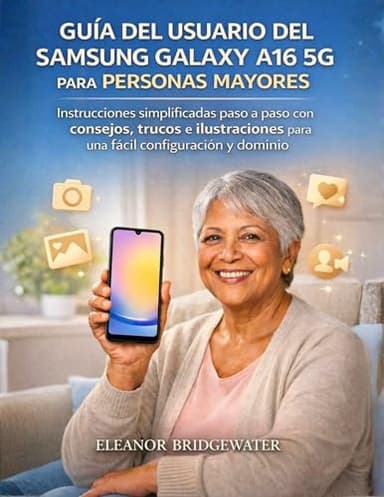 GUÍA DEL USUARIO DEL SAMSUNG GALAXY A16 5G PARA PERSONAS MAYORES: Instrucciones simplificadas paso a paso con consejos, trucos e ilustraciones para una fácil configuración y dominio (Spanish Edition)