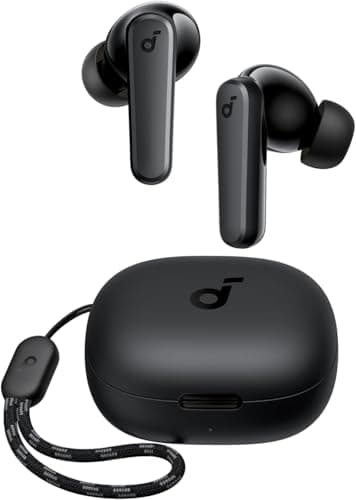 Soundcore de Anker P20i Auriculares True Wireless, controladores de 10mm con graves potentes, Bluetooth 5.3, tiempo de reproducción largo de 30H, resistente al agua, 2 micrófonos para llamadas claras