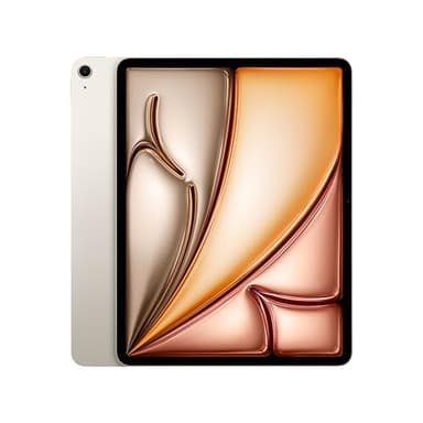 Apple iPad Air de 13 pulgadas (M2): Diseñado para Apple Intelligence, Pantalla Liquid Retina, 256GB, Cámara Frontal/Trasera de 12MP, Wi-Fi 6E, Touch ID, Batería de Todo el Día — Starlight