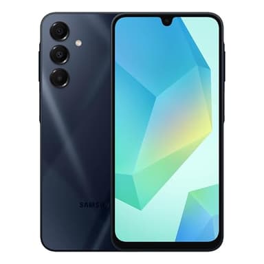 Samsung Teléfono celular Galaxy A16 5G de 128 GB, teléfono inteligente Android desbloqueado, pantalla AMOLED grande, diseño duradero, carga súper rápida, almacenamiento expandible, versión estadounidense, 2025, azul negro (renovado)
