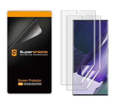 Supershieldz Protector de pantalla diseñado para Samsung Galaxy (Nota 20 Ultra 5G), protector transparente de alta definición (TPU)