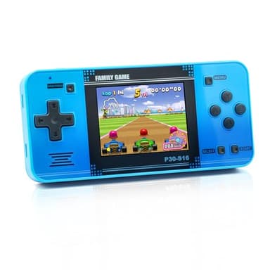 Juego de mano para niños - Precargado con 220 juegos de video retro, reproductor de juegos portátil con batería recargable, pantalla LCD de 3.0 pulgadas, juguete electrónico mini arcade, regalos para