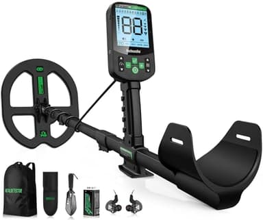 Detector de metales de profundidad máxima de 48 pulgadas para adultos, detector de oro profesional con localizador de precisión y modo de todos los metales, kit de detector de metales impermeable con