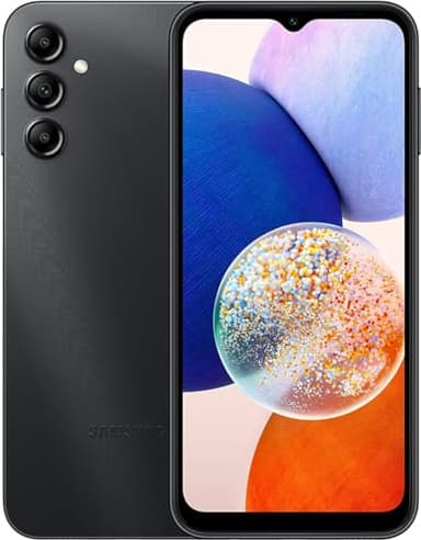 Samsung Galaxy A14 5G Serie A, desbloqueado de fábrica, 64GB, versión estadounidense, negro (renovado)