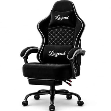 Gaming Chair for Adults with Footrest, Ergonomic Computer Chair, 330 lb