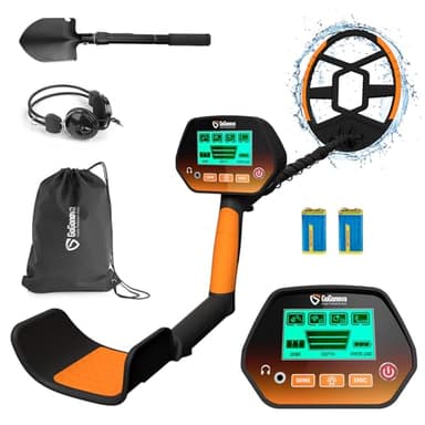 Detector de metales para adultos y niños, detector de metales GoGonova para niños, detectores de metales impermeables con alta precisión, bobina de búsqueda ligera de 8 pulgadas, todos los modos de metal y disco para detector de oro para jóvenes y jóvenes